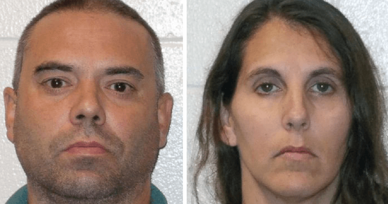 Couple who allegedly locked children in stacked cages and horse trough say they were trying to 'protect them'