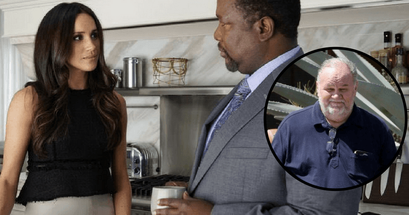 Meghan Markle's 'Suits' dad Wendell Pierce has some advice for Thomas Markle