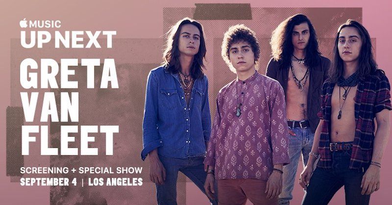 Greta Van Fleet becomes first rock band to feature on Apple Music's 'Up Next' series