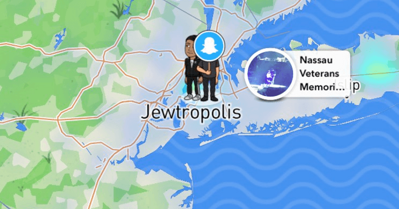 Snapchat faces heat after map shows New York renamed as 'Jewtropolis'