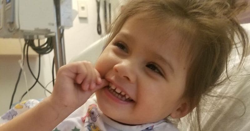Two-year-old shares special dance with father on her last day of chemotherapy