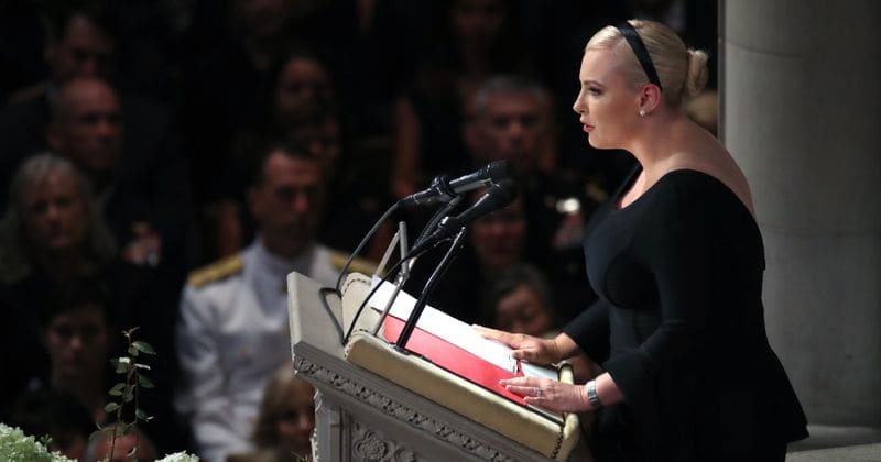 John McCain Memorial Service: Meghan McCain slams President Trump without naming him in emotional eulogy