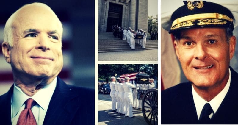 John McCain's best friend Chuck Larson had 'reserved' adjacent graves for them at cemetery
