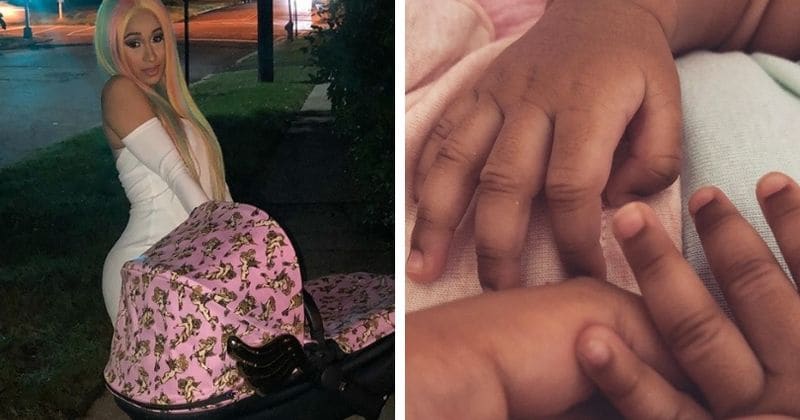 Cardi B shares an adorable snapshot of baby Kulture's tiny hands