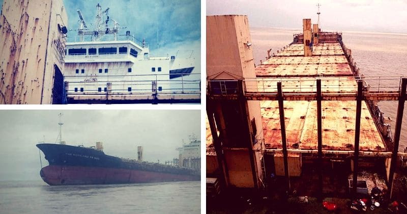 Eerie 'Ghost ship' found drifting alongside Myanmar shore with crew nowhere to be found