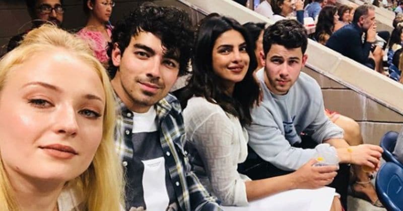 Priyanka Chopra, Nick Jonas join Joe Jonas and Sophie Turner for a 'famjam' at the US Open