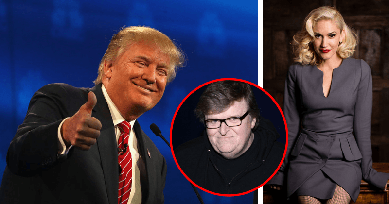 Michael Moore claims Gwen Stefani was the reason Trump ran for president