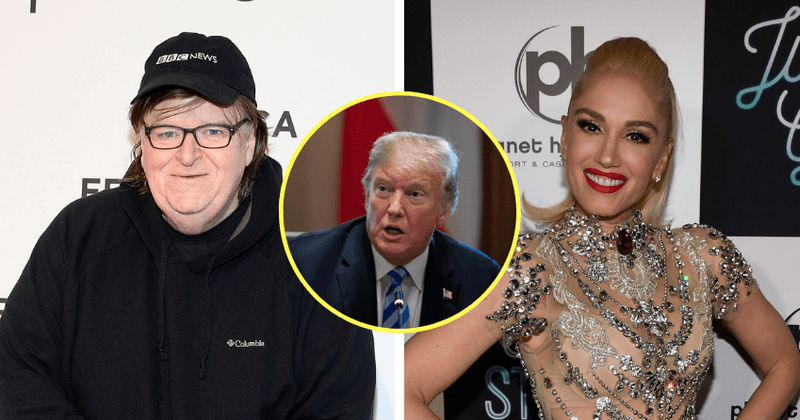 Michael Moore makes an audacious claim, 'blames' Gwen Stefani for Donald Trump's decision to run for office