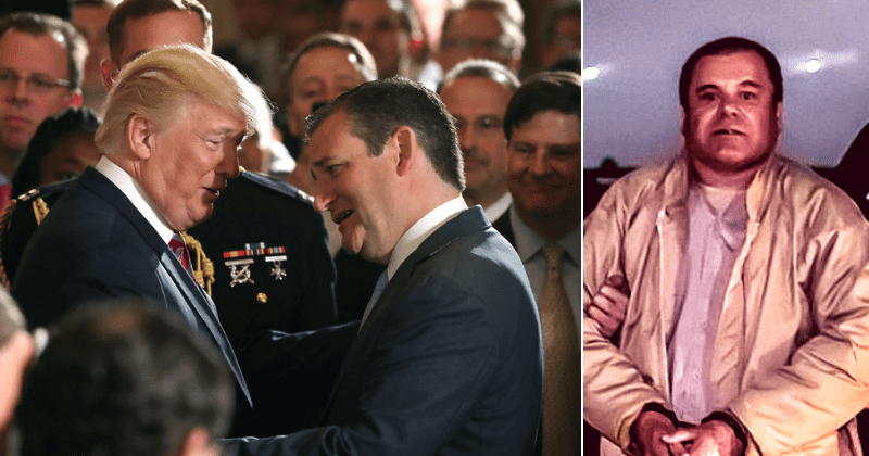 Ted Cruz wants El Chapo's seized billions to be spent on Trump's border wall with Mexico