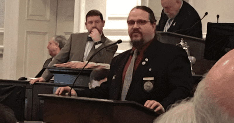 New Hampshire Republican lawmaker Warner Horn says owning slaves doesn't make you racist: 'It's a business decision'