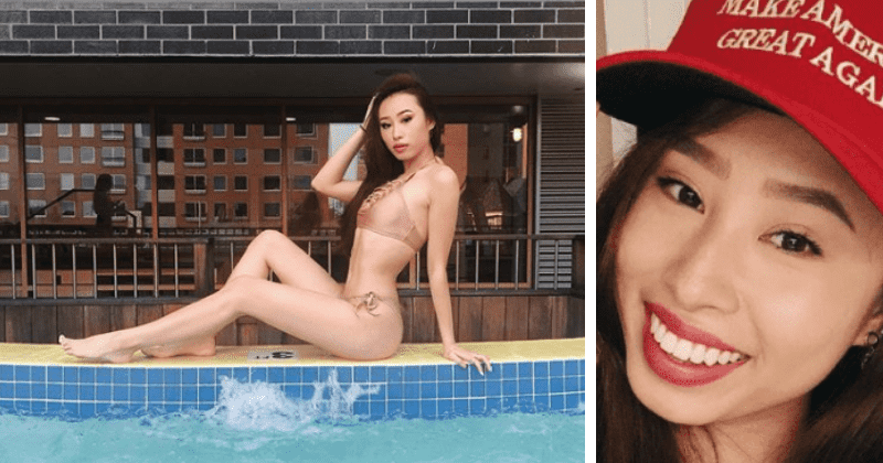 Pro-Trump model Kathy Zhu stripped of Miss Michigan title over 'racist' tweets says she was fired for 'refusing to try a hijab'