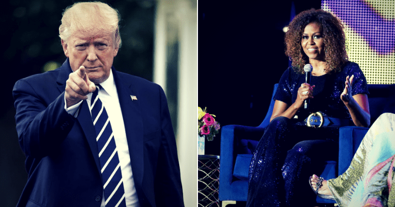 Michelle Obama says diversity 'makes America great' in epic response to Trump's 'racist' rant against AOC and 'the squad'