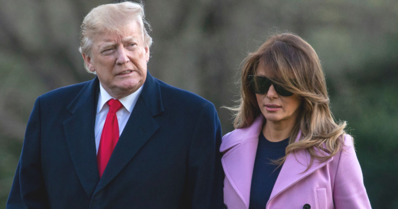 Trump asked how he would feel if Melania was told to 'go back to her country' after his 'racist' rant against 'the squad'