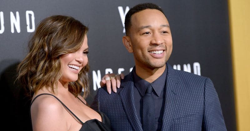 John Legend and Chrissy Teigen make their own 'Titanic moment' in the back seat of their car