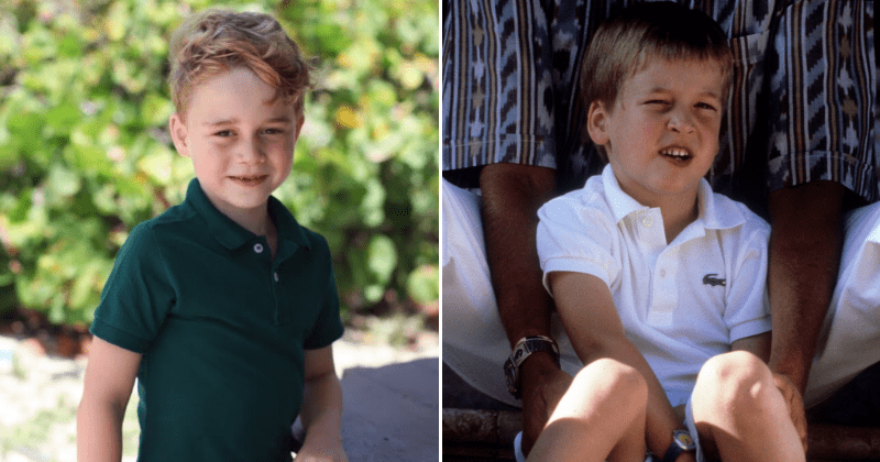 Prince George looks just like dad Prince William in new birthday pictures: 'You look more like your dad every day!'