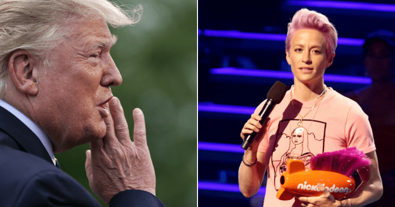 Megan Rapinoe 'disgusted' by Trump's go back tweets, says we're not far from president blurting out a racial slur