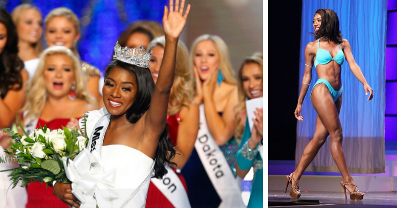 "Swimsuits for scholarships": Miss America Nia Imani Franklin says she is happy she did not have to wear a swimsuit to win