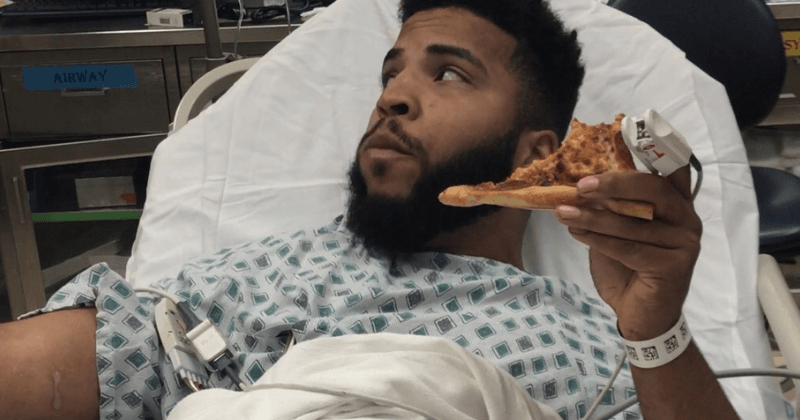 Good Samaritan gets 200 stitches after saving woman from ex-boyfriend's machete attack