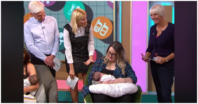 Viewers praise show for featuring live segment to help new mothers learn how to breastfeed