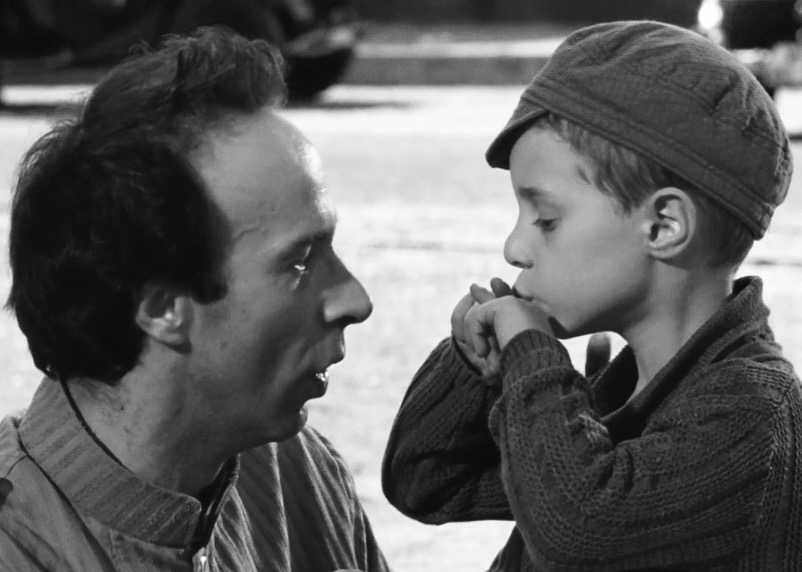 In this father-son movie, Benigni has created the magical aura of Woody Allen and Jim Carrey combined.