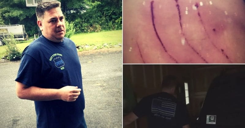 NYPD detective gets clawed at as he fought off black bear which attacked him after it wandered into his garage