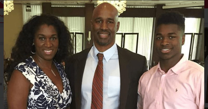 Teenage son charged with killing retired NFL player dad and mom blames their death on prostitution ring