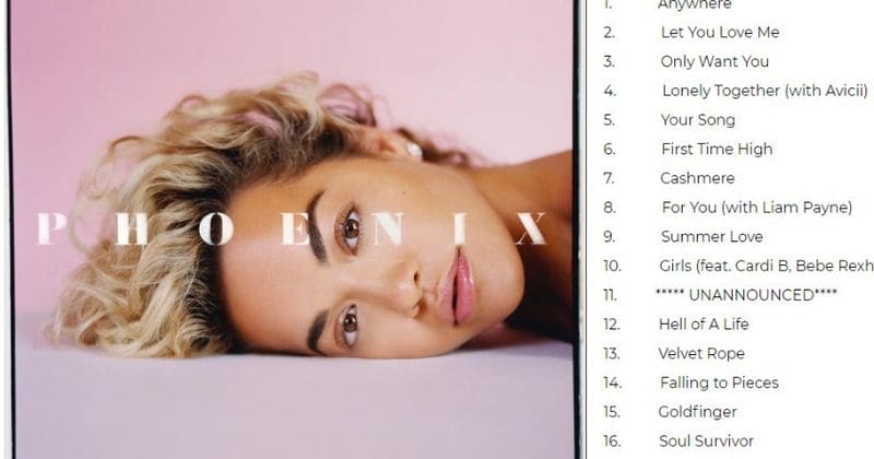 Rita Ora announces release date for her latest album 'Phoenix'