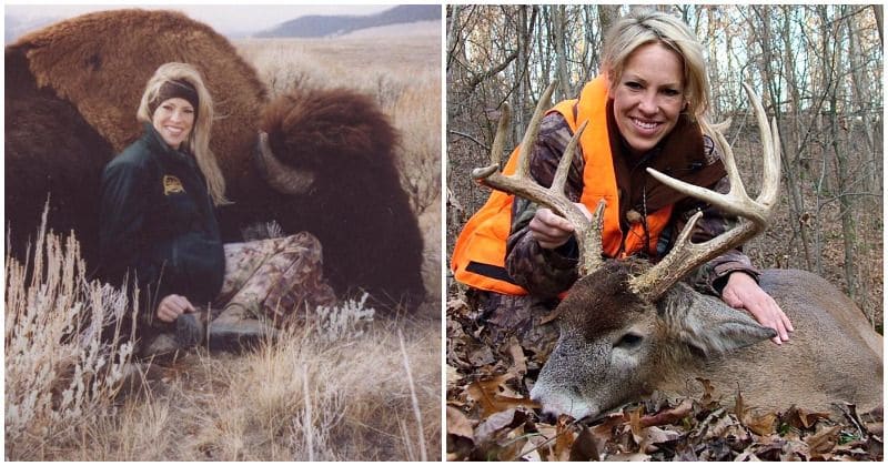 Trophy hunter Oliva Opre defends hunting, claims it "helps wildlife conservation efforts"