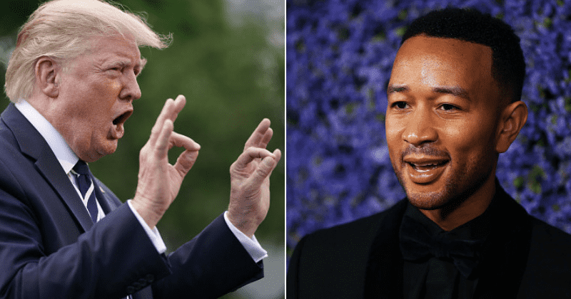 John Legend calls Trump a 'racist piece of sh**' after president says Baltimore is a 'rodent-infested mess'