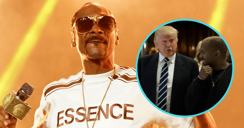Snoop Dogg dropped a couple of 'f*ck you's to Donald Trump and Kanye West