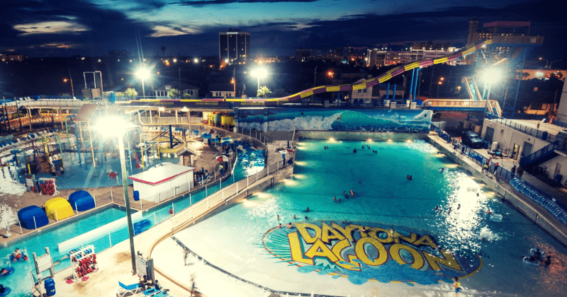 Six-year-old boy drowns in wave pool at Florida's Daytona Lagoon after father looked away briefly to attend to his younger child