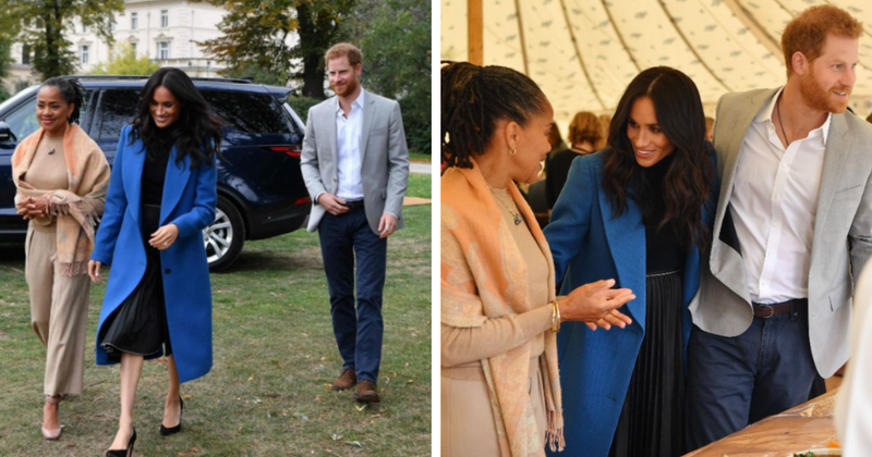 Meghan Markle hosts her first lunch at Kensington Palace with mom Doria and husband Harry by her side