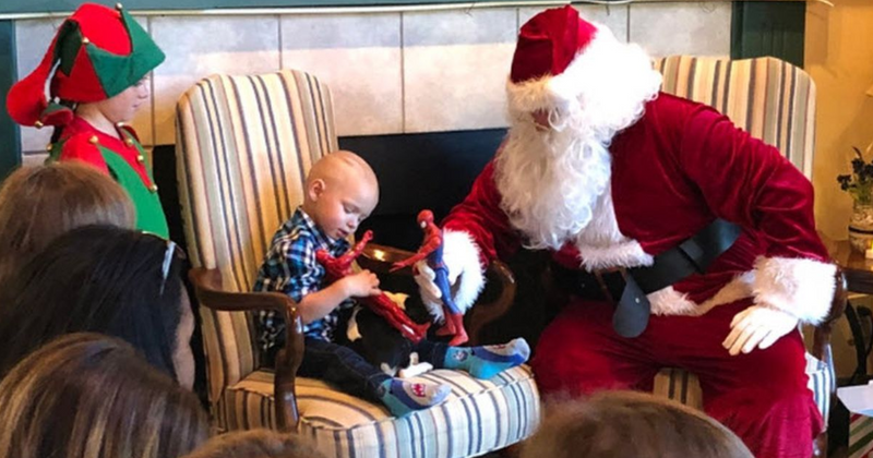 Teens arrested in vandalism of Christmas decorations that were put up for 2-year-old boy with rare brain cancer
