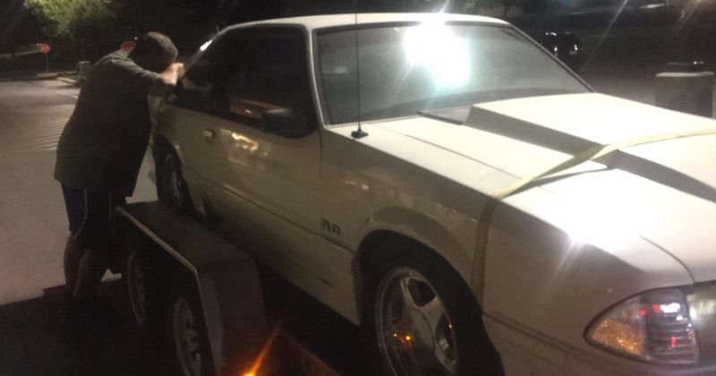 Children surprise dad with 1993 Ford Mustang he had sold when his wife was diagnosed with ovarian cancer 12 years ago