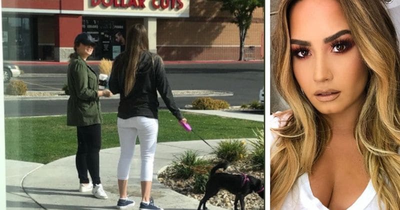 Demi Lovato looks happy as she steps out in public for the first time amid her stay in rehab