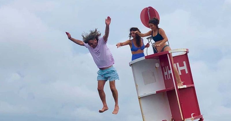 Saoirse Kennedy Hill's father jumps from buoy 'in his daughter's honor' despite not knowing how to swim