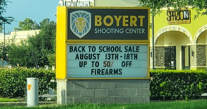 Texas gun store faces backlash over controversial 'back-to-school' firearms sale promotion in wake of mass shootings