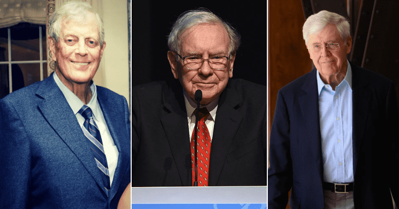 Midwestern billionaires Koch brothers and Warren Buffett differed on taxing wealthy Americans and were near-polar opposites on politics