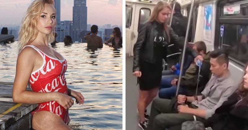 Woman pours bleach on crotches of unsuspecting men on subway trains to punish them for manspreading