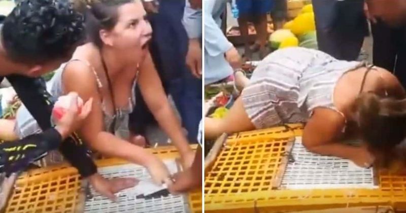 British tourist bites vendor's hand, abuses locals after trying to free caged chickens in Moroccan market