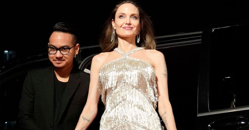 Angelina Jolie says 'sweet' son Maddox comforted her when she broke down while dropping him off at college