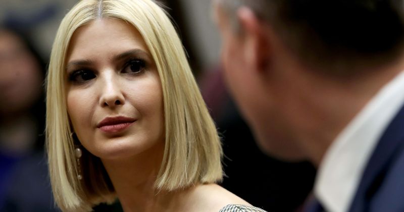 Ivanka Trump stuns in new sleek hairstyle and white suit dress as she lands in Colombia to promote Trump's women initiative