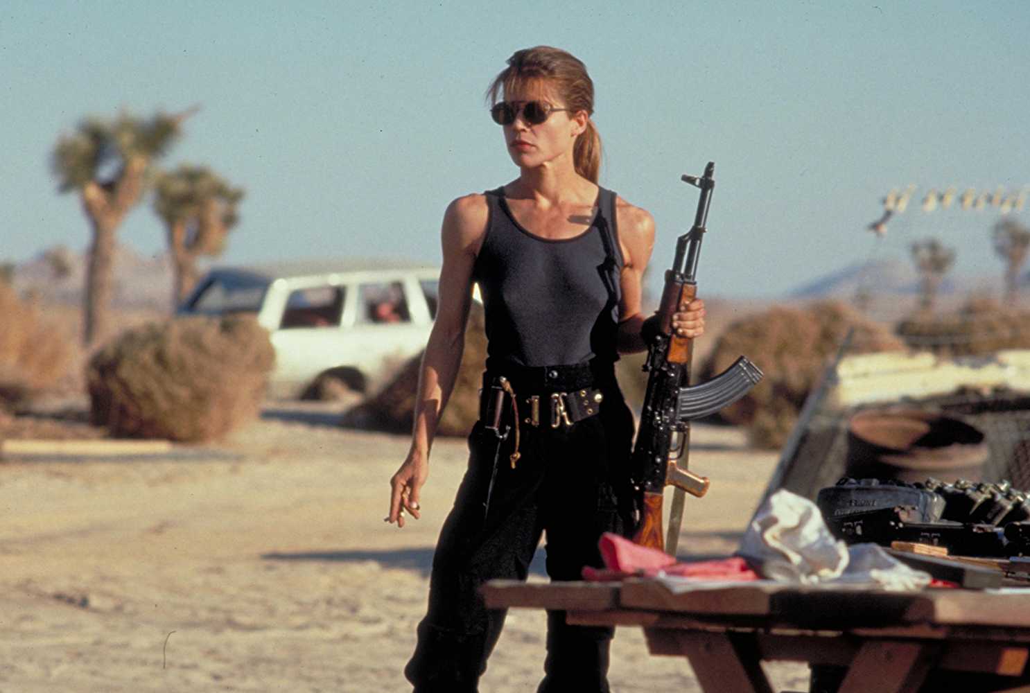 Linda Hamilton in 'Terminator 2: Judgement Day' (IMDb)