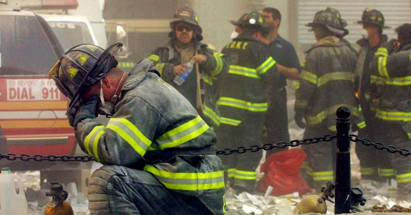 Firefighters who arrived first at World Trade Center immediately after 9/11 attack have 44% higher risk of heart disease