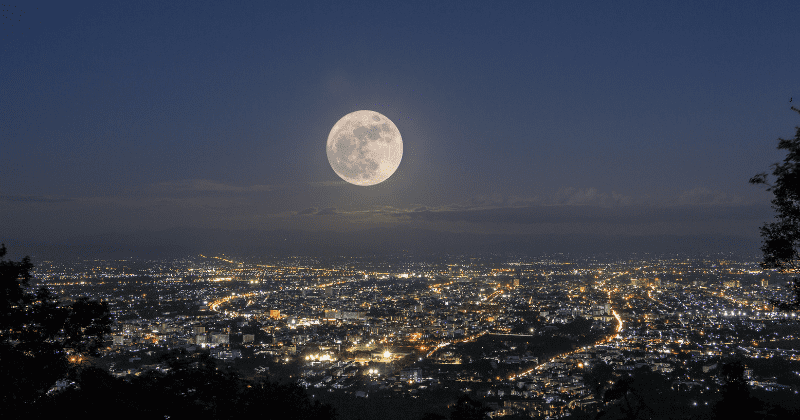 Rare harvest moon on Friday the 13th has skywatchers excited about the once-in-20-years occurrence