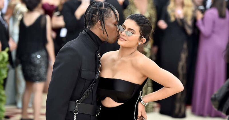Kylie Jenner poses completely nude with beau Travis Scott in sizzling photo as she teases Playboy feature