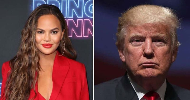 Chrissy Teigen says 'my heart stopped' when Donald Trump lashed out at her and admits she does have a 'filthy mouth'