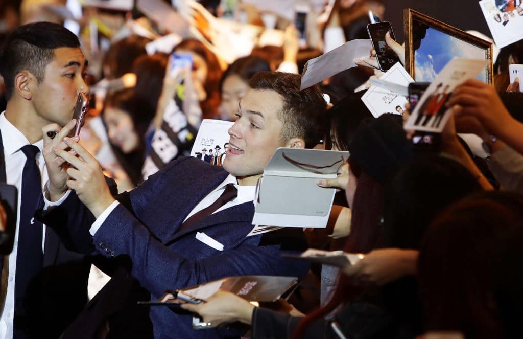 Taron Egerton attends the red carpet of the 'Kingsman: The Golden Circle' Seoul Premiere on September 20, 2017, in Seoul, South Korea. (Getty Images)