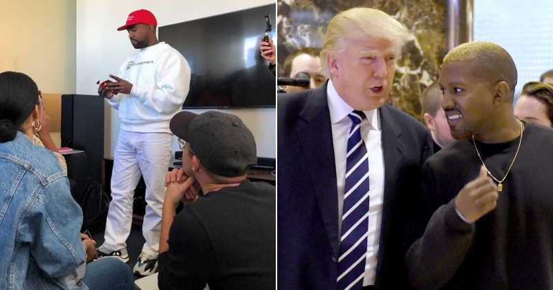 Kanye the Confused? Rapper wears MAGA cap with Kaepernick jersey in baffling fashion statement