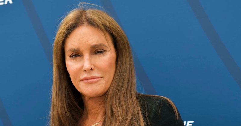 Caitlyn Jenner and Sophia Hutchins stun in complementary black and white outfits at California gala event